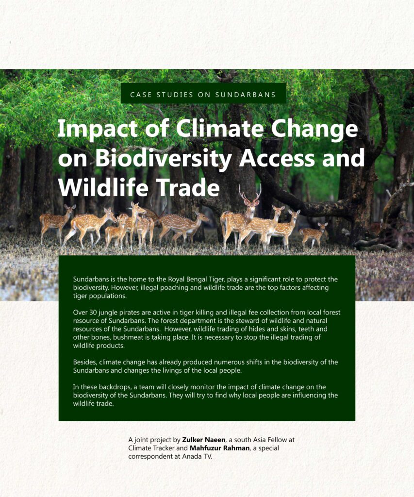 Impact of Climate Change on Biodiversity and Wildlife Trade in Sundarbans